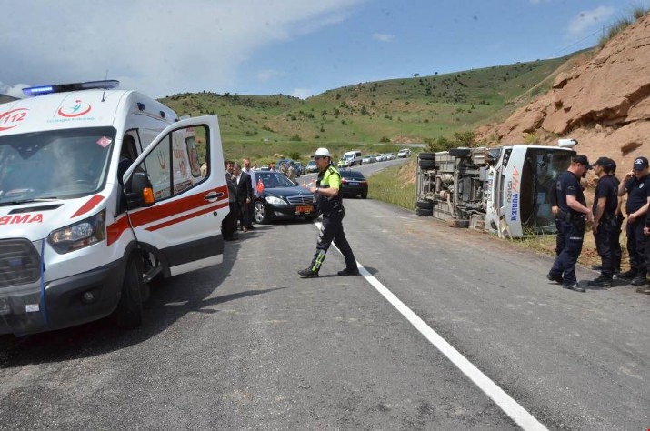 Erzincan’da Kaza 1 Yaralı